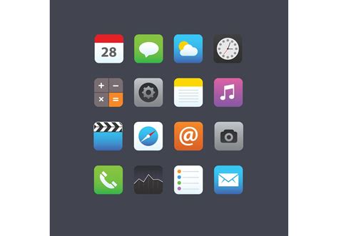 Smartphone App Icons Download Free Vectors Clipart