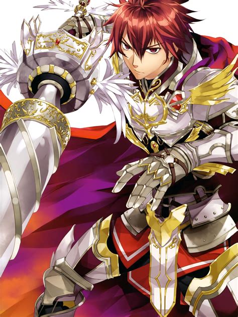 Download 1536x2048 Anime Boy Knight Lance Armor