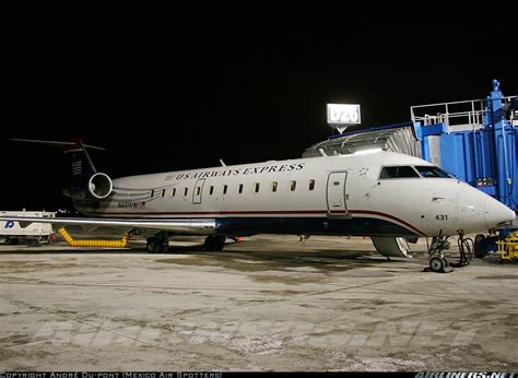 Bombardier Crj 200lr Cl 600 2b19 Us Airways Express Air Wisconsin