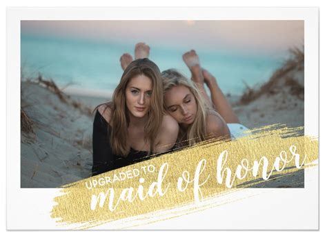 Saw something that caught your attention? Personalized Maid of Honor Proposal Photo Card | Zazzle.com | Brides maid proposal, Bridesmaid ...