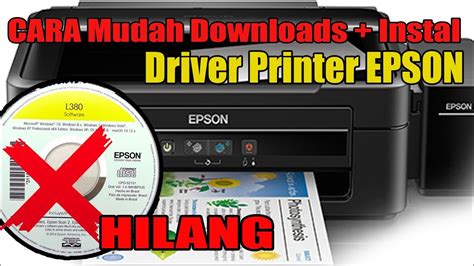Cara Downloads Driver Printer Epson Dan Instal Driver Printer Epson All Tipe Tanpa CD DVD