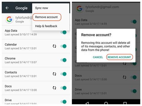 Guide To Remove Gmail Account From Android