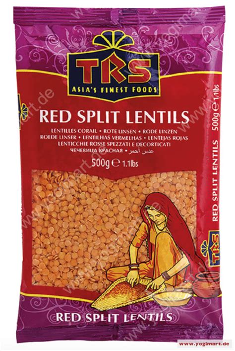 Trs Lentils Red Masoor Dall 500g Yogi Mart Online Indian Grocery