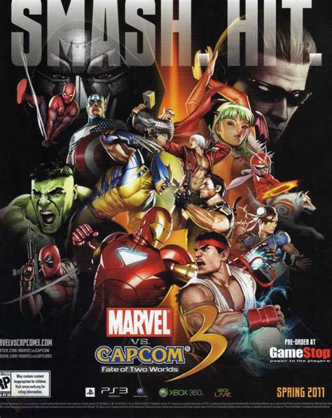 Marvel Vs Capcom 3 Gamestop Poster
