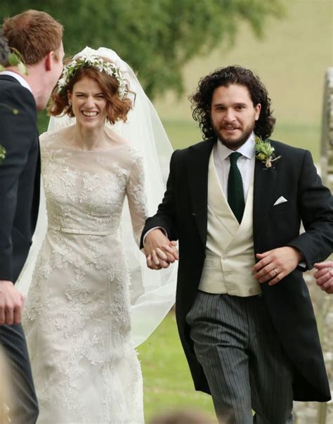 rose leslie and kit harington´s wedding celebrities british celebrity wedding photos