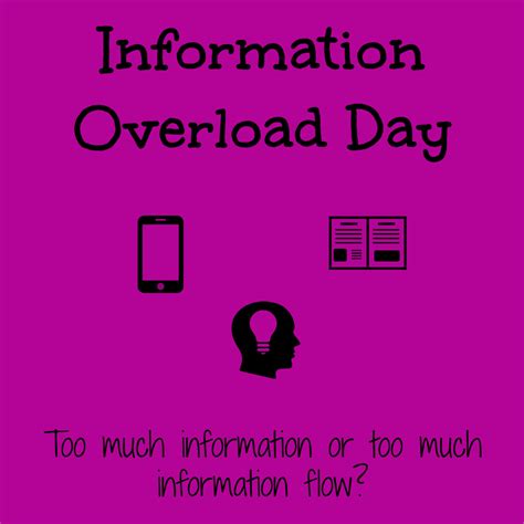 Happy Information Overload Day? - Chronicles of Nothing