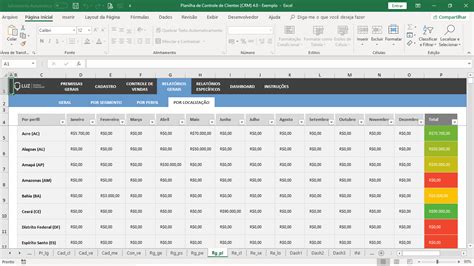 Planilhasvc Planilha Para Cadastro De Clientes Crm 40 Em Excel