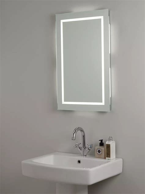 John Lewis And Partners Led Frame Illuminated Bathroom Mirror At John Lewis And Partners