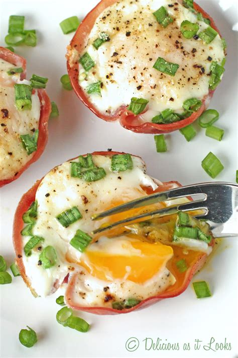 Low Fodmap Baked Egg In Ham Cups Delicious As It Looks