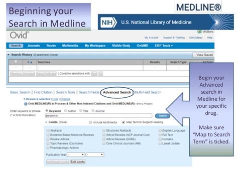 Medline Database Searching