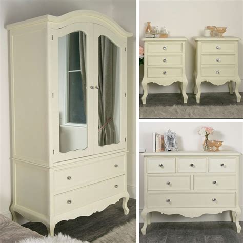 Simply apply the same logic to. Cream Bedroom Furniture, Double Wardrobe, Chest of Drawers ...