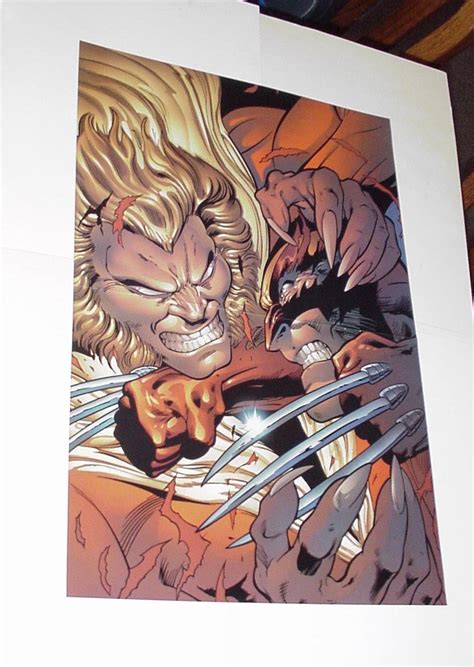 Wolverine Vs Sabretooth Poster 5 Alan Davis