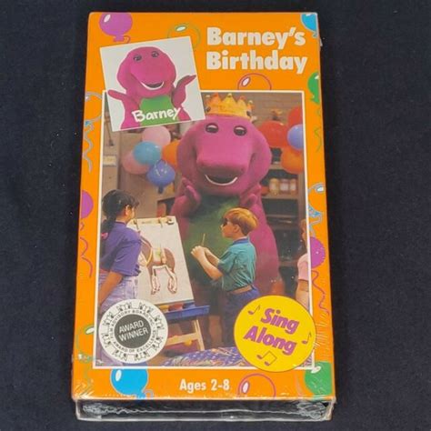 Barney Barneys Birthday Vhs 1992 For Sale Online Ebay