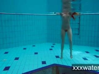 Milana And Katrin Strip Eachother Underwater Anorexic Tube
