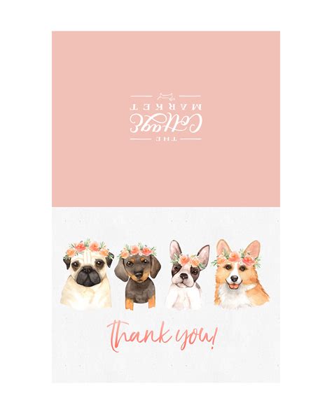 Create printable thank you cards in seconds with fotojet. 10 Free Printable Thank You Cards You Can't Miss - The Cottage Market