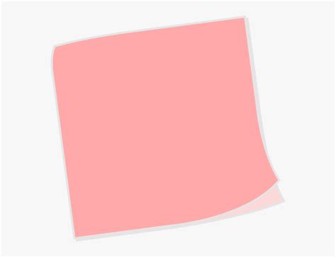 Transparent Pink Sticky Note Png Clipart Sticky Note Png Png