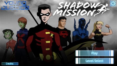Cartoon Network Games Young Justice Shadow Mission Full Walkthrough