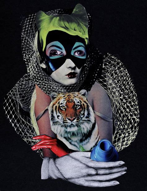Dangerous Pussy Collage By Christina De Musée Saatchi Art