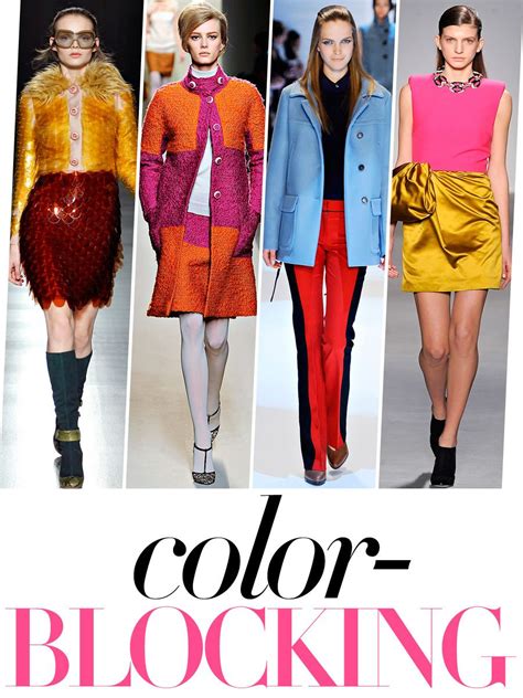 More Great Colors And Examples Of Color Blocking Fashion Color
