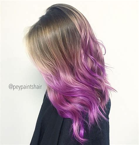Purple Ombré Peypaintshair Long Hair Styles Hair Styles Purple Ombre