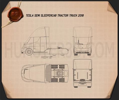 We did not find results for: Tesla Semi Sleeper Cab Tractor Truck 2018 Blueprint - Hum3D