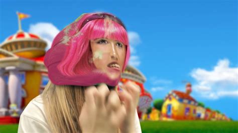 The Mask Girl Wear Lazy Town Transformations Youtube