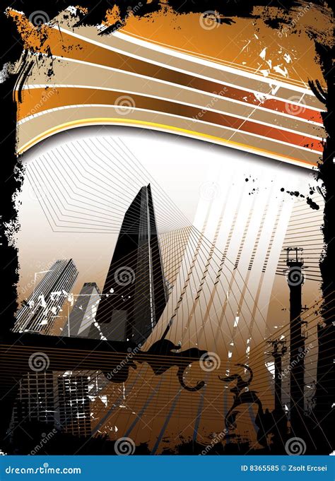 Urban Grunge Background Stock Vector Illustration Of Composition 8365585