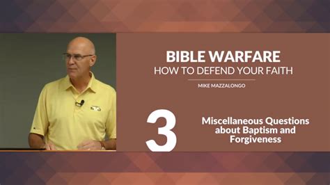 Bible Warefare How To Defend Your Faith Miscellaneous Questions