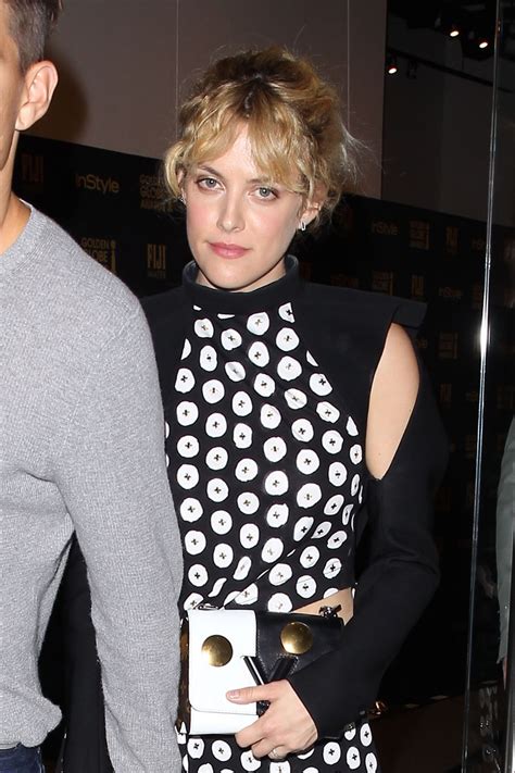 Riley Keough Hfpa And Instyles Celebration Of Golden Globe Awards