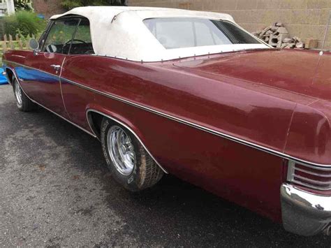 1966 Chevrolet Impala Convertible Red Rwd Automatic Super Sport For