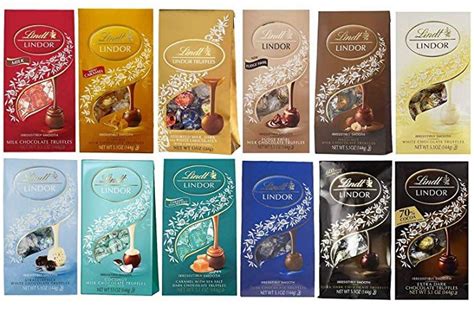 Lindt Lindor Chocolate Truffles Flavor Variety 12 Pack