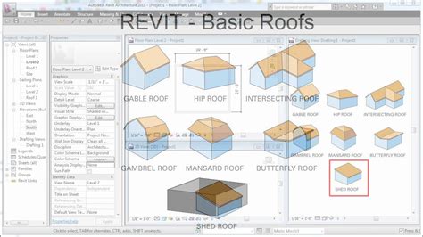 Revit Roof Basics 09 By Extrusion Cadclips Youtube