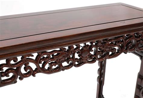 Lot 111 A Chinese Rosewood Altar Table