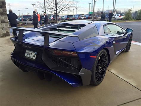 Dark Blue Lamborghini Aventador Lp 750 4 Superveloce 6speedonline