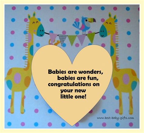 Baby Congratulations Cards Sample Sentences For New Baby Wishes