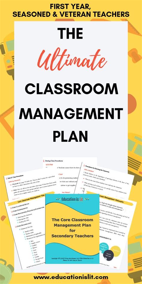 the ultimate classroom management plan for secondary teachers education is lit classroom