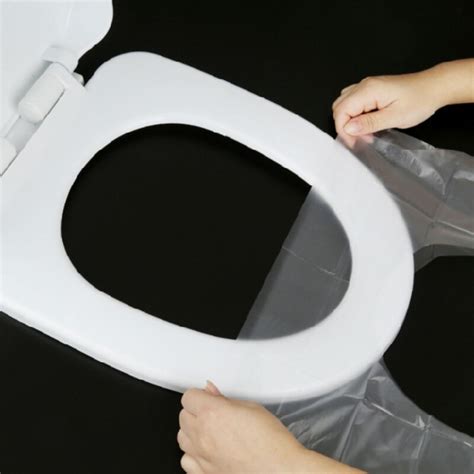 Pcs Disposable Toilet Seat Cover Waterproof Antimicrobial Paper Mat Pad JAN In Toilet Seat