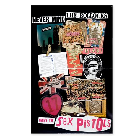 the sex pistols an original promotional poster for never mind the bollocks here s the sex