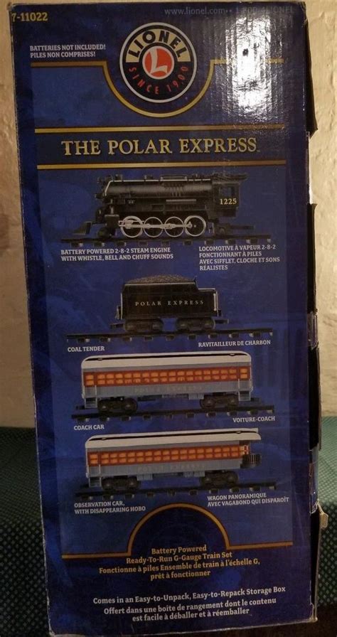 Lionel Polar Express Train Set G Gauge 7 11022 In Box 1965555720