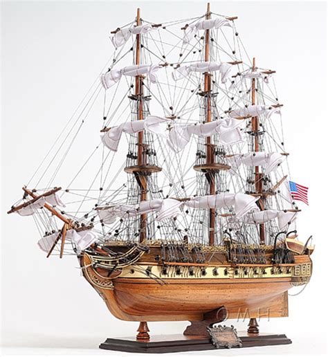 Uss Constitution 1798 Wooden Model Tall Ship 31 Old Ironsides