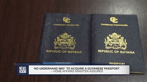 ‘no Underhand Way’ To Acquire A Guyanese Passport Youtube