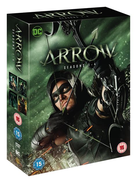 Arrow Complete Season 1 4 Box Set Dvd 2016 Used Very Good Uk Region