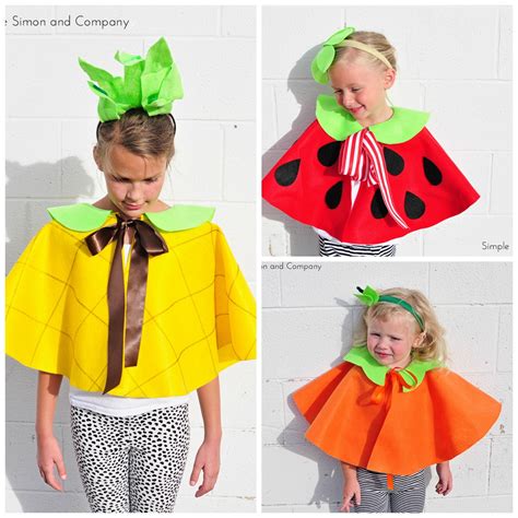 fruit costumes tutorial simple simon and company fruit costumes diy fruit costume homemade