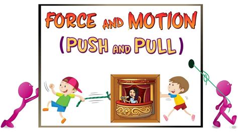 Force And Motion Push And Pull Push And Pull Science