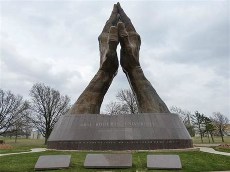 Praying Hands Sculpture Picture Of Oral Roberts University Tulsa