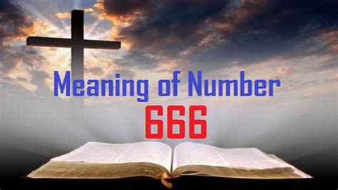 What Does The Bible Say About The Number 666 Youtube