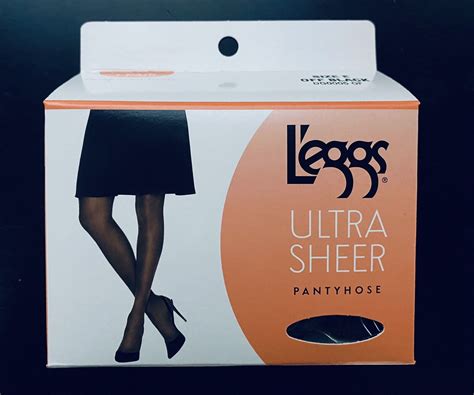 Case Of Pairs Leggs Ultra Sheer Size E Off Black Reinforced