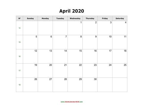 Effective Calendar 2 Week Block Printable Free April Get Your