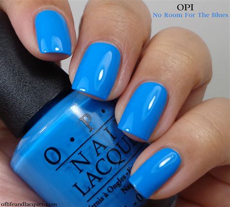 opi no room for the blues…cause i m feeling blue blue nails nail colors blue nail polish