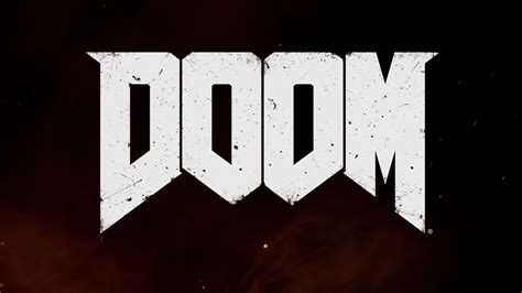 Doom Poster Screen Shot Doom Game Logo Typographic Hd Wallpaper
